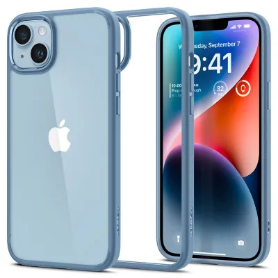 Mbrojtëse për celular iPhone 14 Spigen Ultra Hybrid, e kaltër - 1