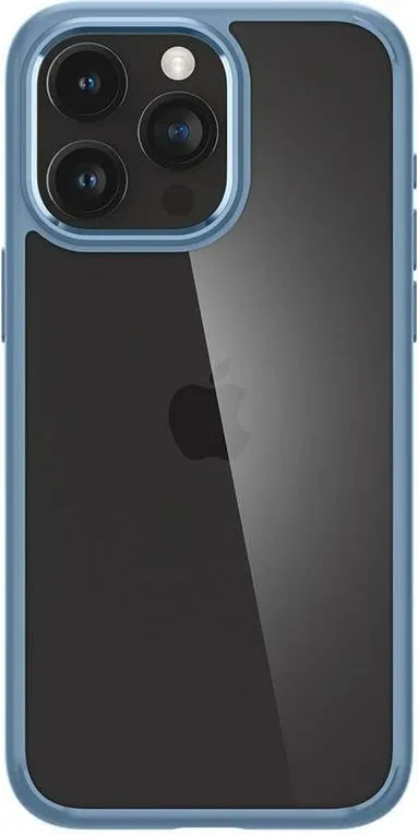 Mbrojtëse për celular iPhone 15 Pro Max Spigen Ultra Hybrid, e kaltër - 9