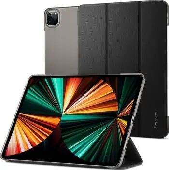 Këllëf mbrojtës Spigen Liquid Air Folio për iPad Air 12.9" 2021, i zi