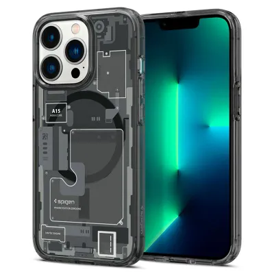 Mbështjellëse për iPhone 13 Pro Max Spigen Ultra Hybrid MagSafe, e hirtë - 1