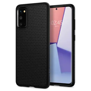 Mbështjellëse për Samsung Galaxy S20 Spigen Liquid Air, e zezë