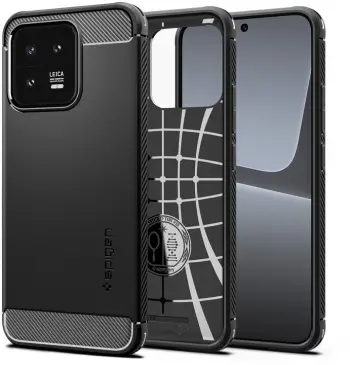 Mbështjellëse për Xiaomi 13 Spigen Rugged Armor, e zezë