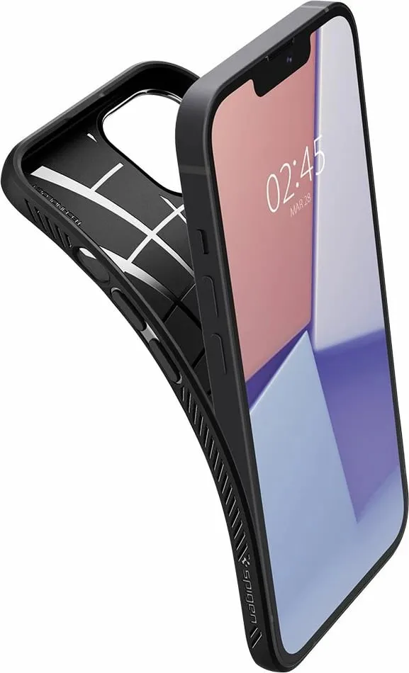 Mbështjellëse për iPhone 13 mini Spigen Liquid Air, e zezë - 11