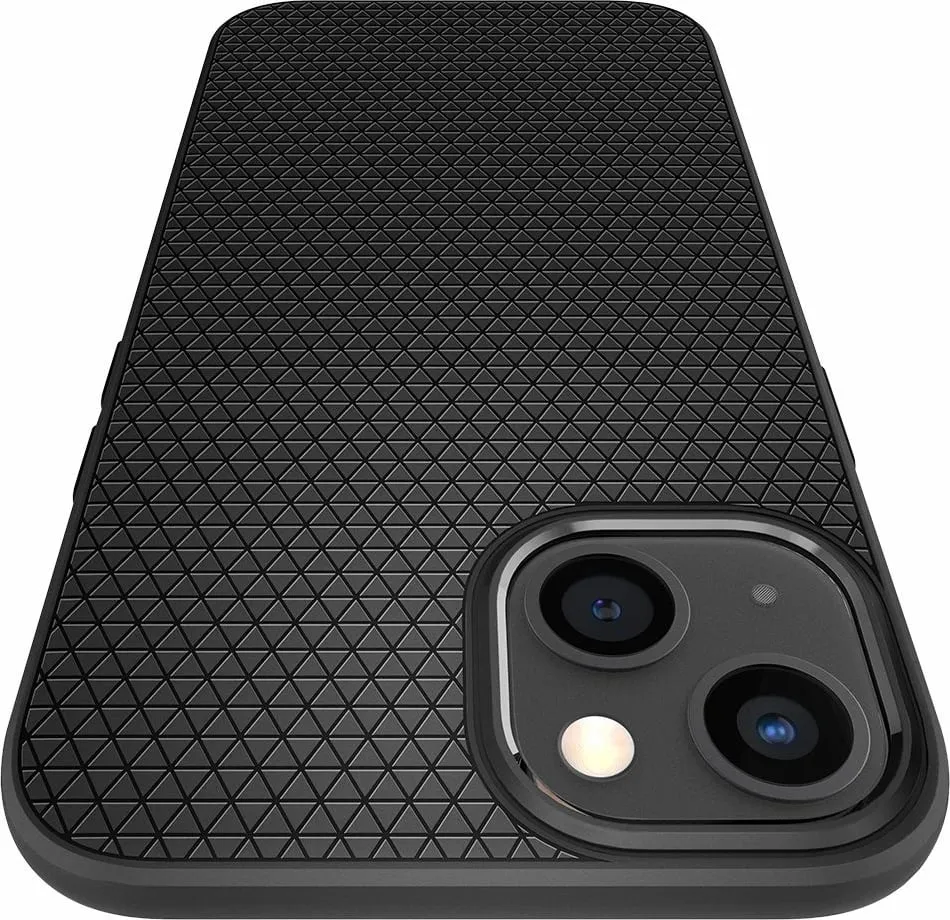 Mbështjellëse për iPhone 13 mini Spigen Liquid Air, e zezë - 12