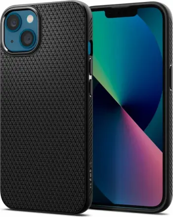 Mbështjellëse për iPhone 13 mini Spigen Liquid Air, e zezë