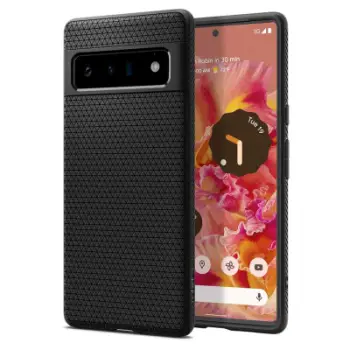 Mbështjellëse për Google Pixel 6 Spigen Liquid Air, e zezë