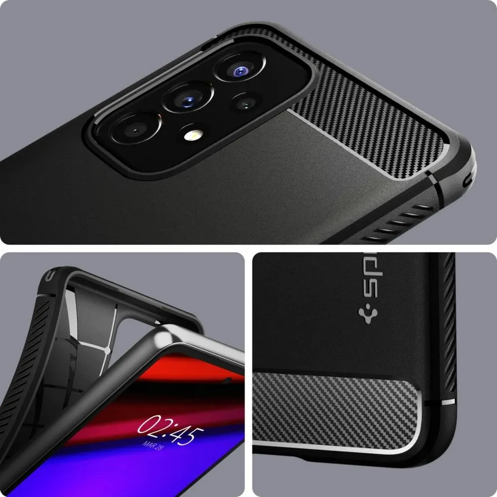 Mbështjellëse për Samsung Galaxy A53 5G Spigen Rugged Armor, e zezë - 6