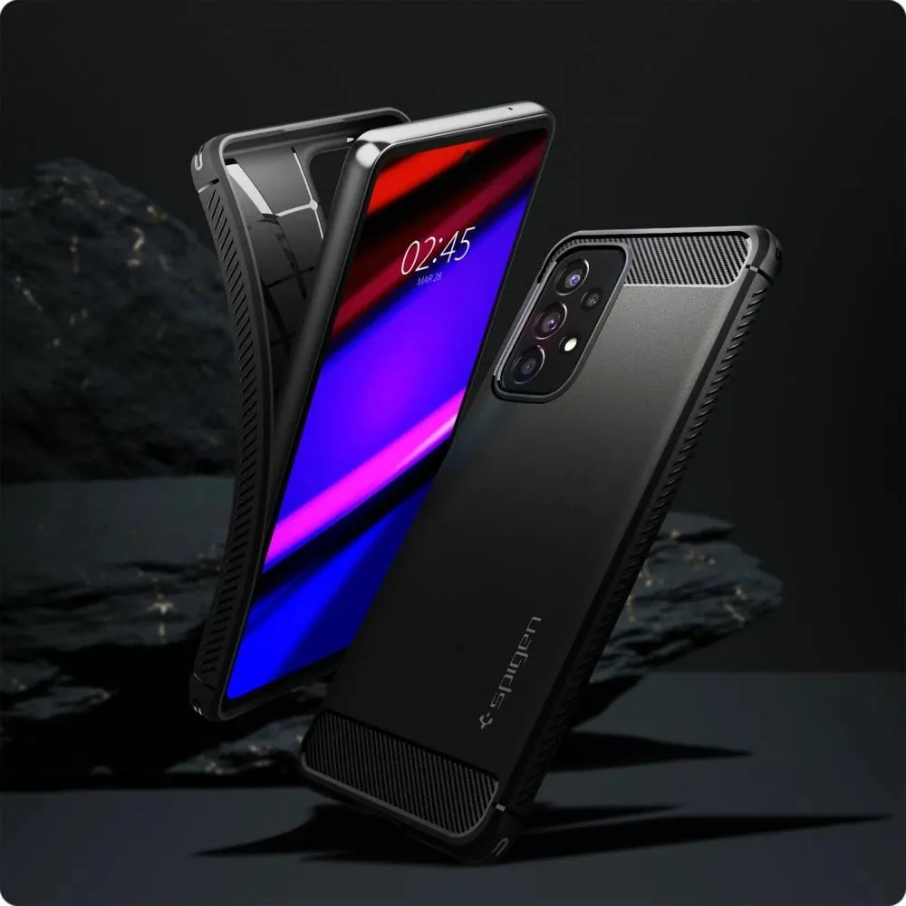 Mbështjellëse për Samsung Galaxy A53 5G Spigen Rugged Armor, e zezë - 9