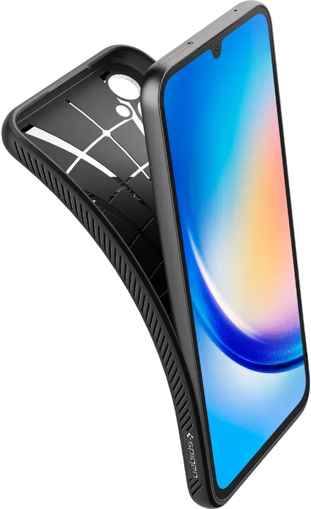 Mbrojtëse Spigen Liquid Air për Samsung Galaxy A34 5G, e zezë - 6
