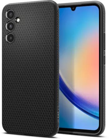 Mbrojtëse Spigen Liquid Air për Samsung Galaxy A34 5G, e zezë
