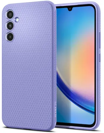 Mbrojtëse për celular Samsung Galaxy A34 5G Spigen Liquid Air, vjollcë