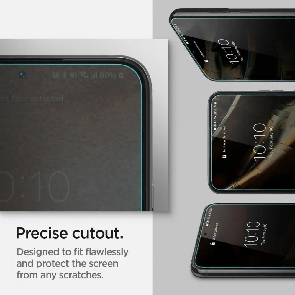 Xham mbrojtës Spigen Glas.tR EZ Fit për Samsung Galaxy S22 +, 2 copë - 11