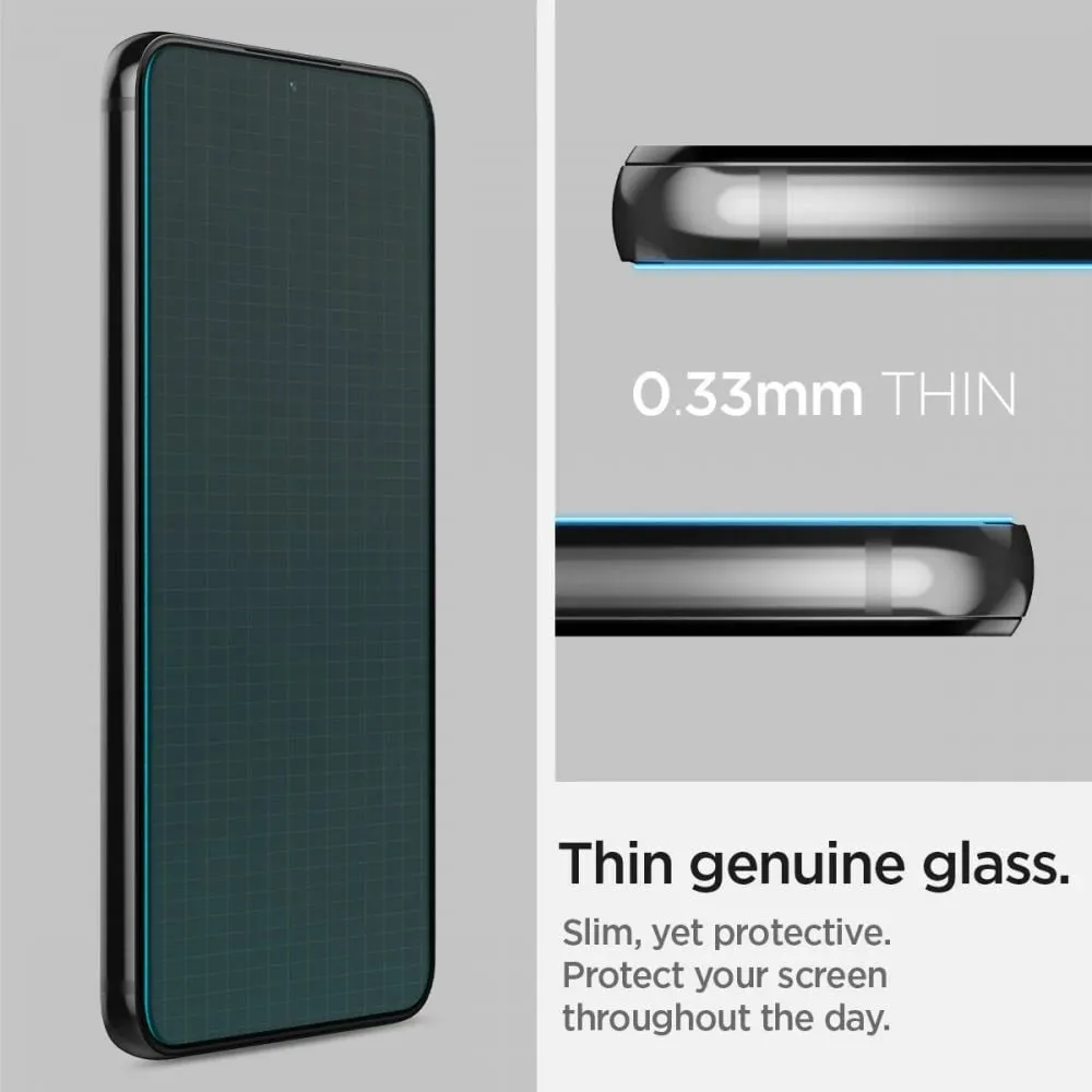 Xham mbrojtës Spigen Glas.tR EZ Fit për Samsung Galaxy S22 +, 2 copë - 12