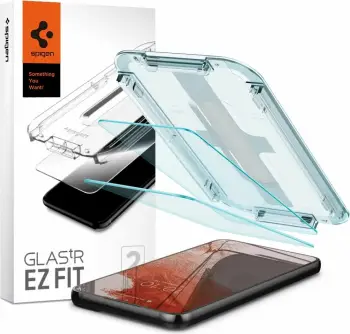 Xham mbrojtës Spigen Glas.tR EZ Fit për Samsung Galaxy S22 +, 2 copë