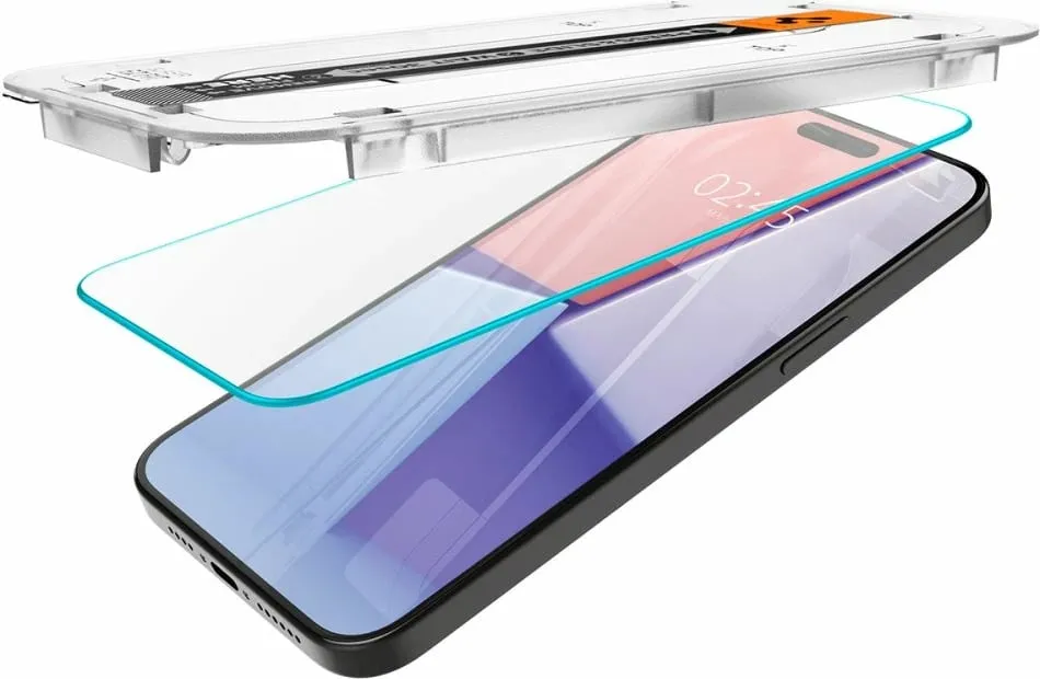 Xham mbrojtës Spigen tR EZ Fit për Apple iPhone 13/13 Pro, 2 pjesë, transparent - 5