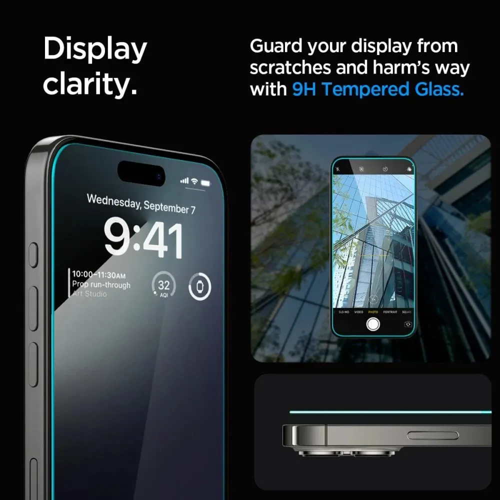 Xham mbrojtës Spigen tR EZ Fit për Apple iPhone 13/13 Pro, 2 pjesë, transparent - 7