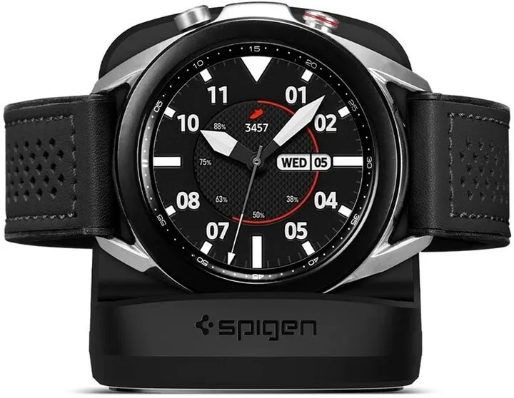 Mbajtëse karikuese Spigen për Samsung Galaxy Watch 3, e zezë - 2