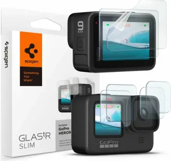 Set mbrojtës xhami Spigen Glas.tR Slim për GoPro Hero 9/10/11/12, Transparent, 2 copë