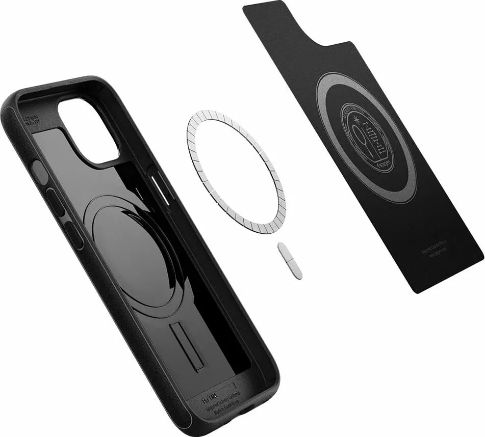 Mbrojtëse Spigen Mag Armor MagSafe për iPhone 13, e zezë - 5