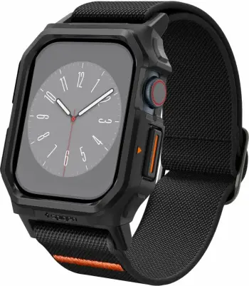 Rrip Spigen Lite Fit PRO për Apple Watch 10, 42mm, i zi