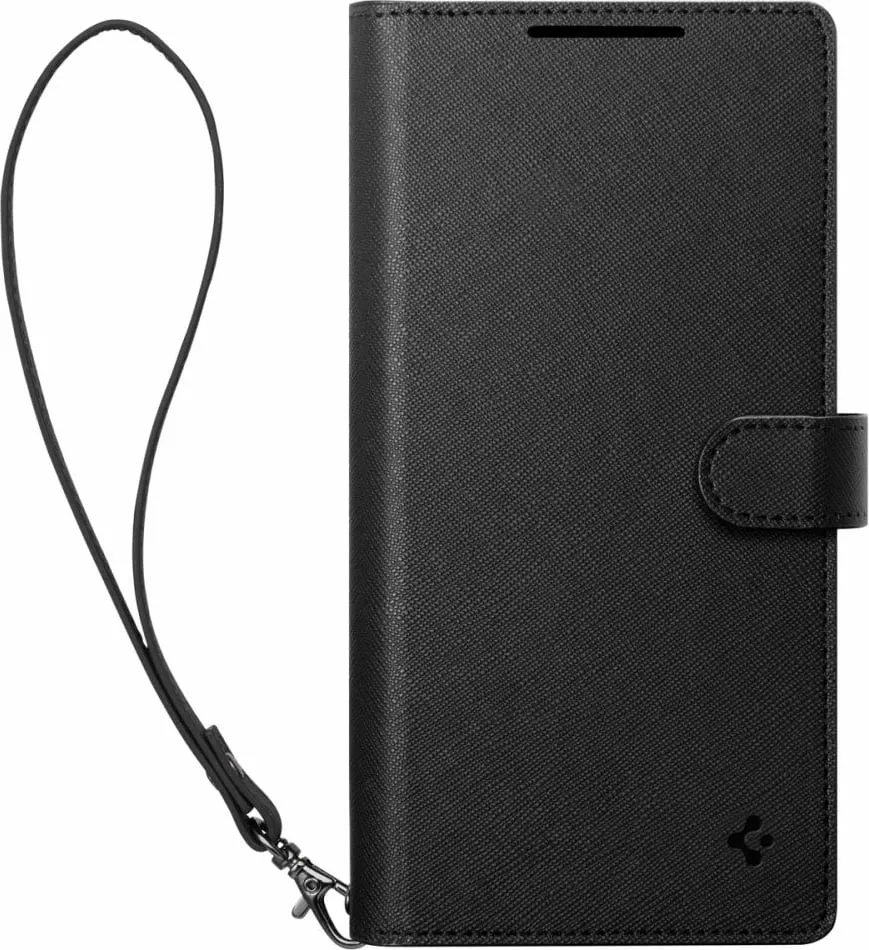 Këllëf portofol Spigen Wallet S për Samsung Galaxy S25 Ultra, me varëse, i zi - 3