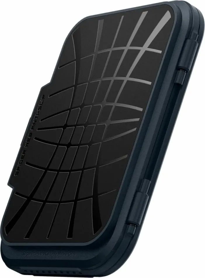 Mbështjellës Spigen Lock Fit MagSafe për kartela, Blu e errët - 12