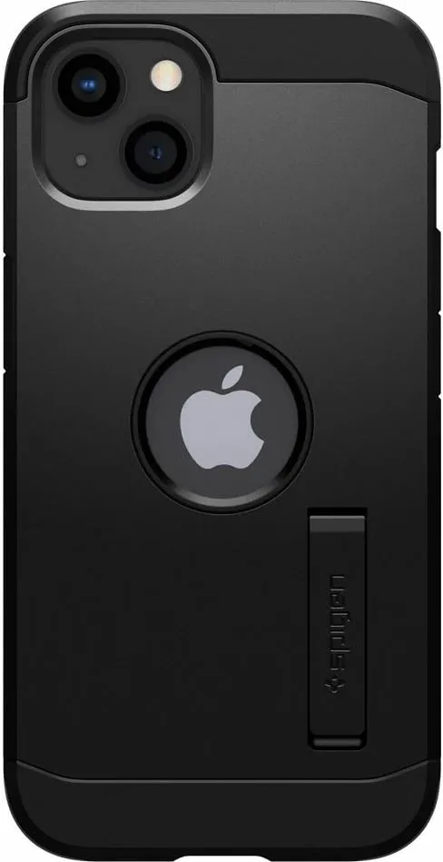 Mbështjellës Spigen Tough Armor për iPhone 13, i zi - 2