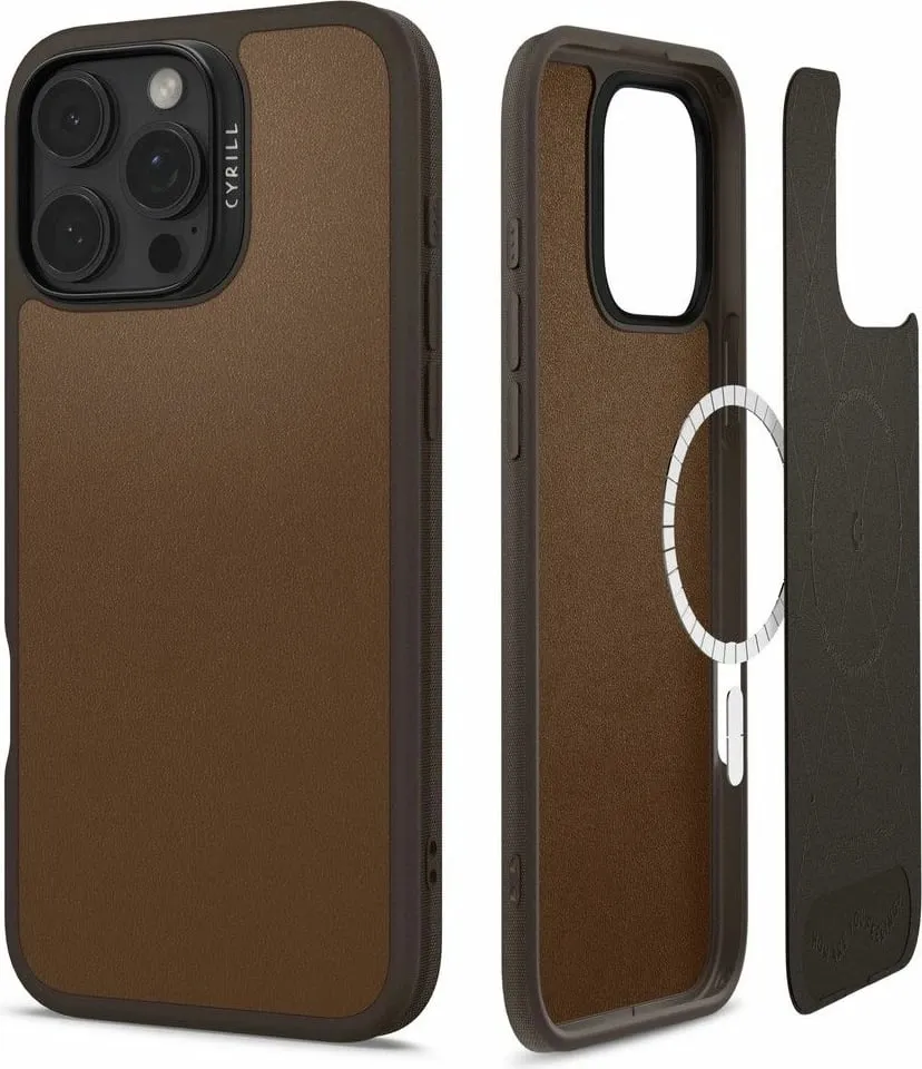 Mbështjellës Spigen Cyrill Kajuk Mag për iPhone 16 Pro Max, Kafe - 1