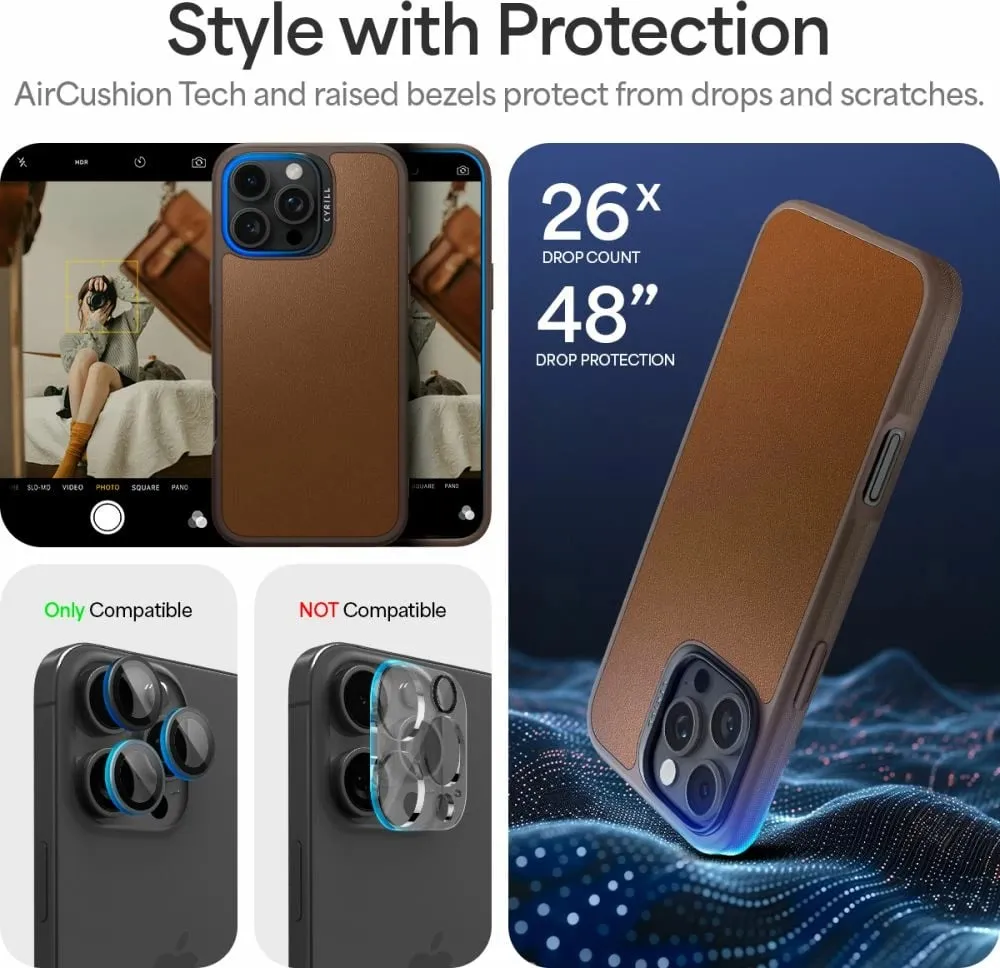 Mbështjellës Spigen Cyrill Kajuk Mag për iPhone 16 Pro Max, Kafe - 10