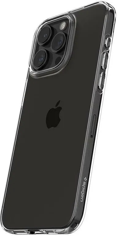 Mbështjellës Spigen Crystal Flex për iPhone 15 Pro Max, Rozë/Transparent - 1
