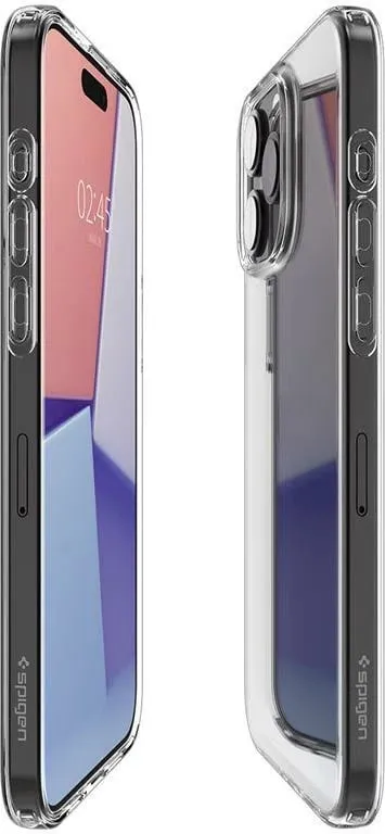 Mbështjellës Spigen Crystal Flex për iPhone 15 Pro Max, Rozë/Transparent - 2