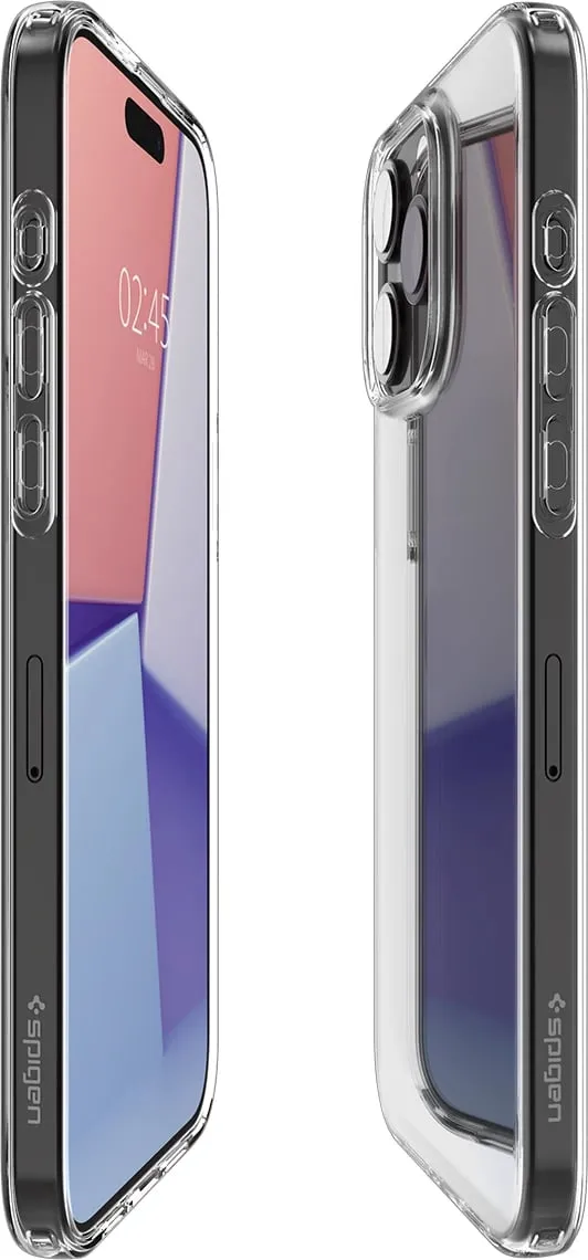 Mbështjellës Spigen Crystal Flex për iPhone 15 Pro Max, Rozë/Transparent - 9