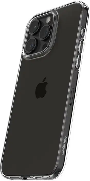 Mbështjellës Spigen Crystal Flex për iPhone 15 Pro Max, Rozë/Transparent
