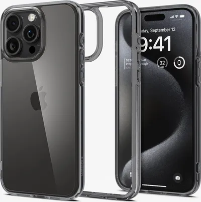 Mbështjellës për iPhone 15 Pro Spigen Ultra Hybrid MagSafe, transparent - 2