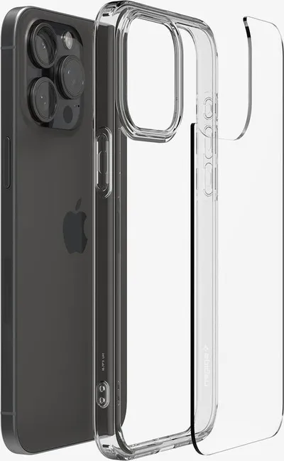 Mbështjellës për iPhone 15 Pro Spigen Ultra Hybrid MagSafe, transparent - 4