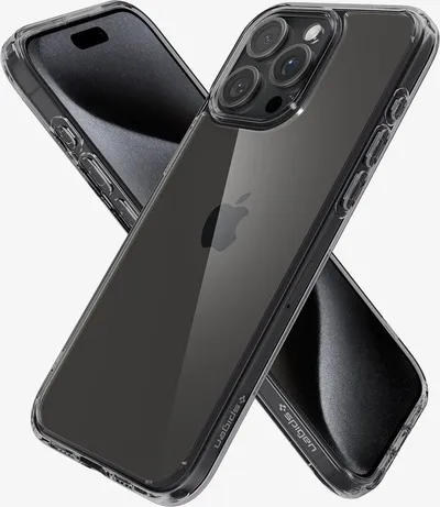 Mbështjellës për iPhone 15 Pro Spigen Ultra Hybrid MagSafe, transparent - 5