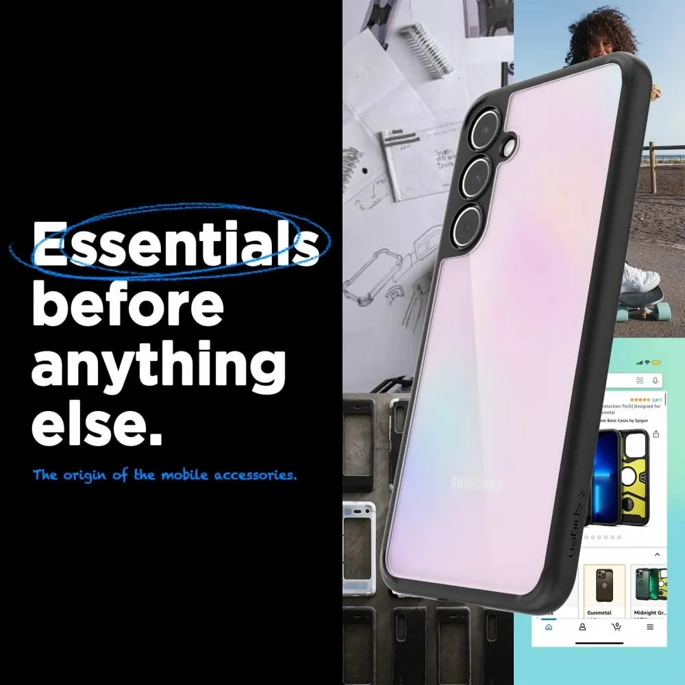 Mbështjellëse për Samsung Galaxy A55 Spigen Ultra Hybrid, e zezë - 11