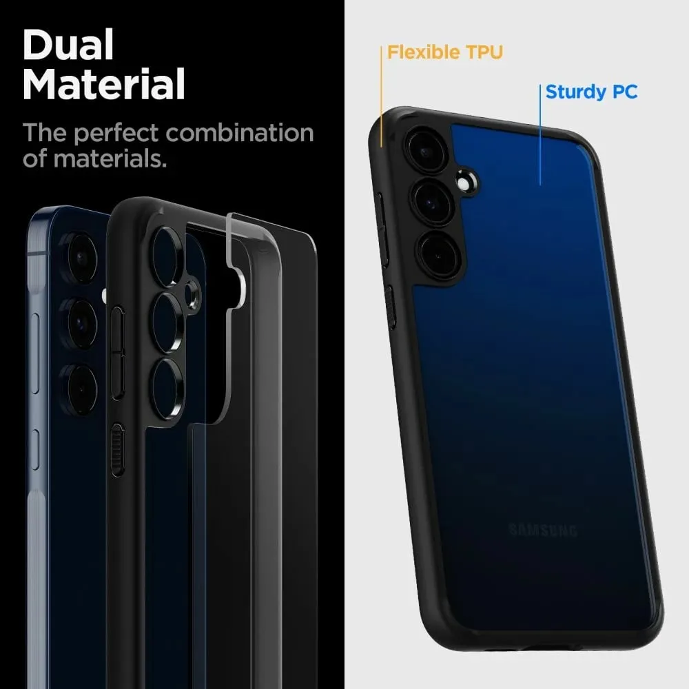 Mbështjellëse për Samsung Galaxy A55 Spigen Ultra Hybrid, e zezë - 14