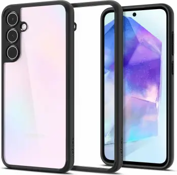 Mbështjellëse për Samsung Galaxy A55 Spigen Ultra Hybrid, e zezë