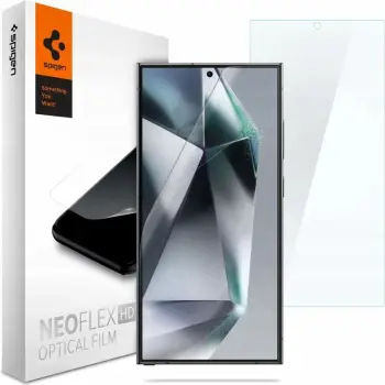 Xham mbrojtës fleksibël Spigen Neo Flex HD, 2 copë, për Samsung Galaxy S24 Ultra, transparent