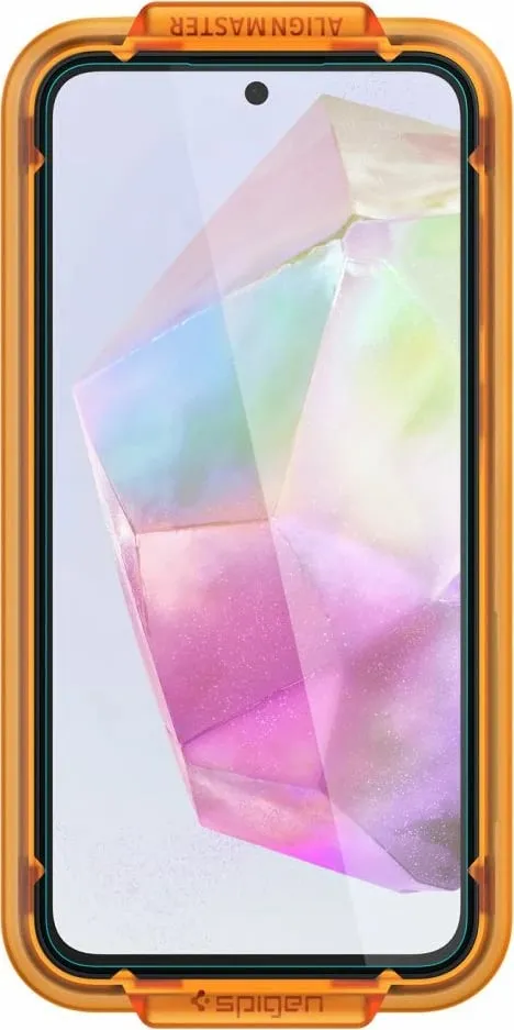 Mbrojtës ekrani Spigen Glas.tR AlignMaster, 2 copë, për Samsung Galaxy A35, transparent - 2
