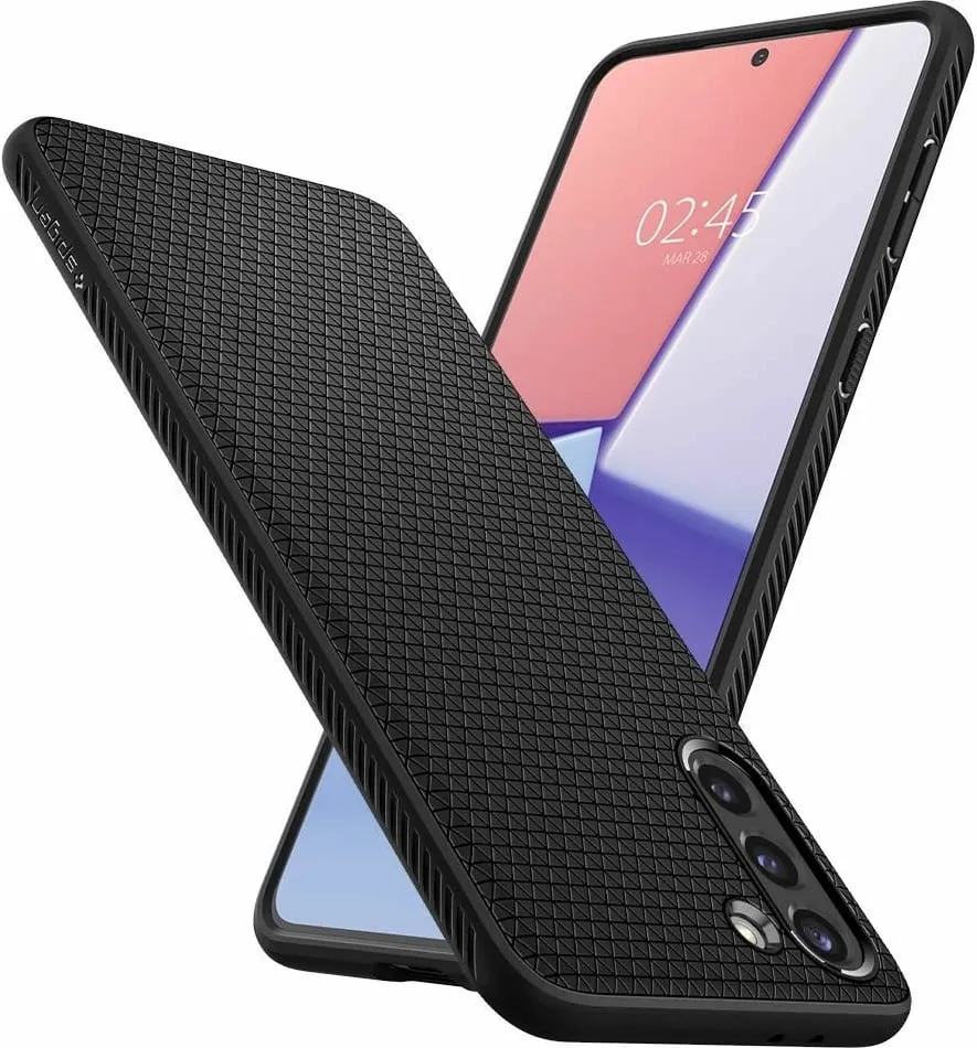 Mbështjellëse për Samsung Galaxy S21 Spigen Liquid Air, e zezë - 15