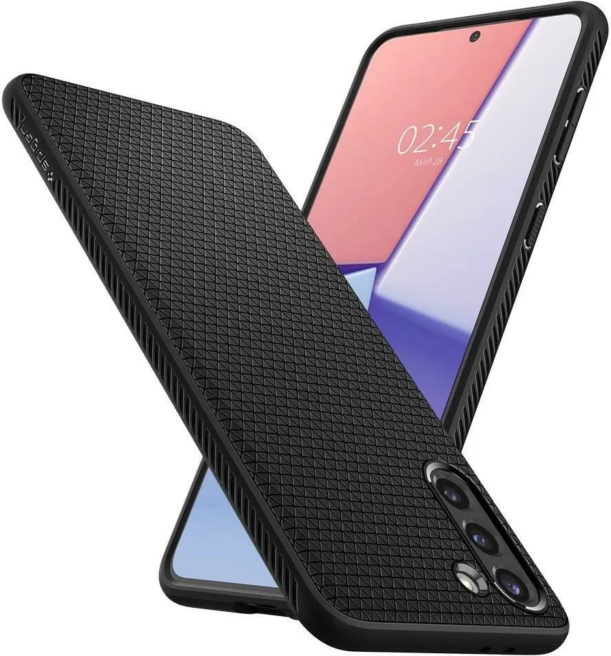 Mbështjellëse për Samsung Galaxy S21 Spigen Liquid Air, e zezë - 9