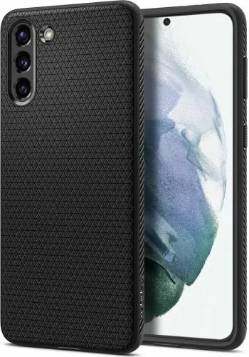 Mbështjellëse për Samsung Galaxy S21 Spigen Liquid Air, e zezë