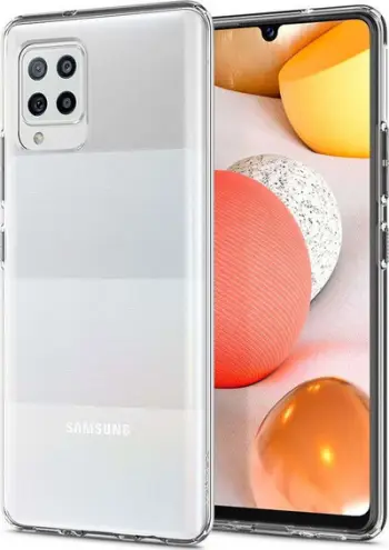 Mbështjellëse Spigen Liquid Crystal për Samsung A42 5G, transparente