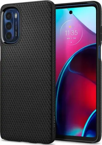Mbështjellës për Motorola Moto G Stylus 2022 Spigen Liquid Air, i zi