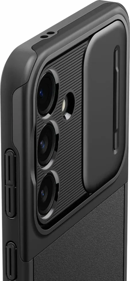Mbështjellës Spigen Optik Armor për Samsung Galaxy S24, i zi - 4