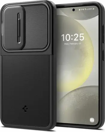 Mbështjellës Spigen Optik Armor për Samsung Galaxy S24, i zi