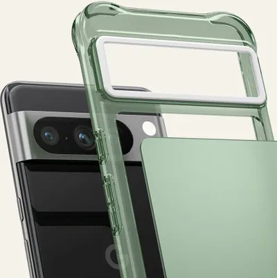 Mbrojtëse për celular Google Pixel 8 Pro Spigen Cyrill Ultra Sheer, e gjelbër - 4