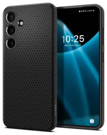 Mbështjellëse për Samsung Galaxy S24 Spigen Liquid Air, e zezë